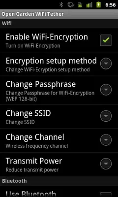 Open Garden WiFi Tether android App screenshot 1
