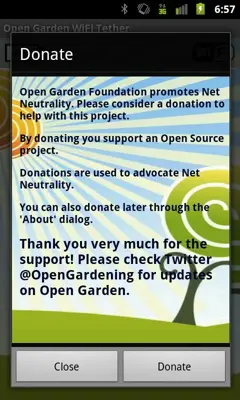 Open Garden WiFi Tether android App screenshot 2